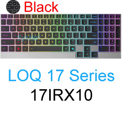 Keyboard Cover for Lenovo LOQ Gaming 15 16 17 15AHP10 15IRX10 17IRX10 15ARP9 15IAX9 15AHP9 11 Silicone Protector Skin Case 15.6