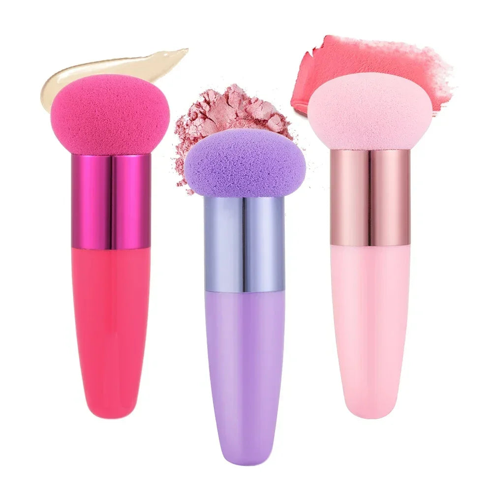 Кисти Для Макияжа Cream Foundation Makeup Brushes Mushroom Head Liquid Sponge Brush Smooth Shaped Cosmetic Tool