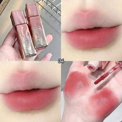 GegeBear Velvet Matte Air Lip Mousse: Long-Lasting, Non-Fading Formula-Natural Look with a Dewy High-Shine Finish for a Radiant