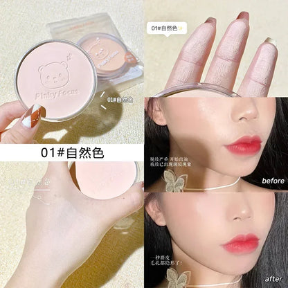 Oil-control Finishing Powder Waterproof Sweat-proof Concealer Powder for Women Cosmetic Pressed Powder Makeup Accessories Cheap