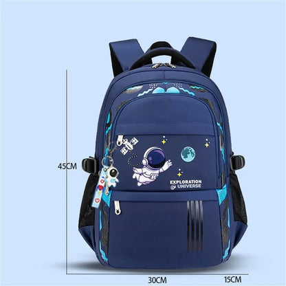 Astronaut Backpack for Boys and Girls Teens Large Capacity School Bag for Students Lightweight Breathable School Bag