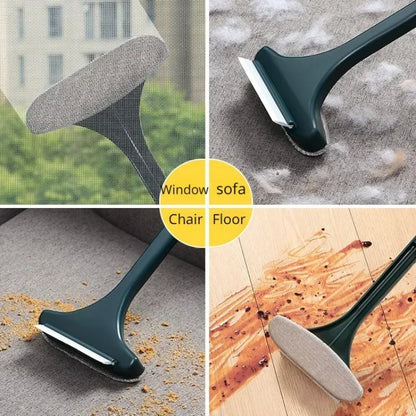 Multifunctional Anti-mosquito Screen Brush Glass Brush Dry and Wet Dual-use Household Cleaning Dust Brush Window Cleaning Tool