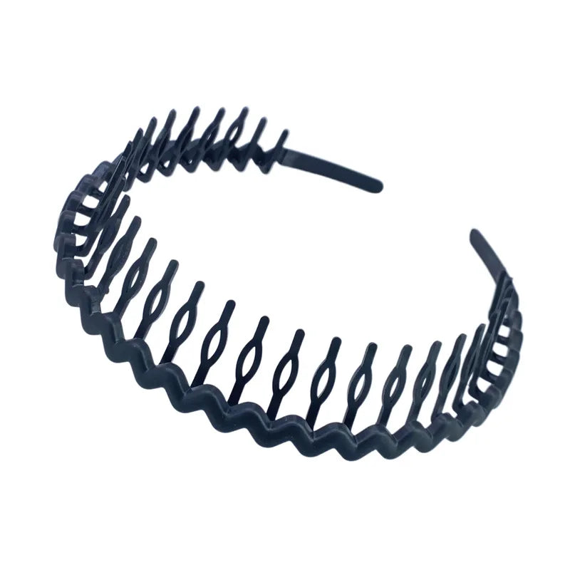 5/9pc Anti slip Toothed Hair Band Set Women's Men's Simple Frame Head Shampoo bangs Broken Hair Pressing Bracket Scrub Ornament