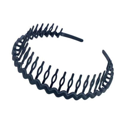 5/9pc Anti slip Toothed Hair Band Set Women's Men's Simple Frame Head Shampoo bangs Broken Hair Pressing Bracket Scrub Ornament