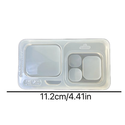 Small Box Resin Casting Mold Silicone Mold Accessories Resin Liquid Mold Resin Keychain Silicone Mold Resin Mold