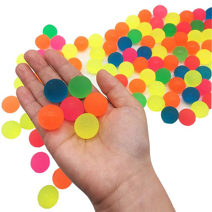 10~100pcs 25mm Bouncing Balls Rubber Elastic Ball Mixed Style Indoor and Outdoor Children Toy Balls Float Ball Birthday Gift TMZ