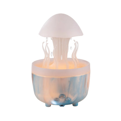 Rotating Raindrop Essential Oil Diffuser, 7-Color Changing Night Light Home Ultrasonic Cool Mist Humidifier with Remote Control