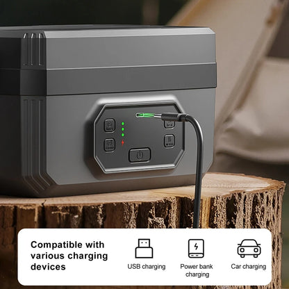 Wireless Electric Lunch Box 1600ML Capacity Heating 6Speed Constant Temperature Outdoor Lunch Box 304 Food-Grade Stainless Steel