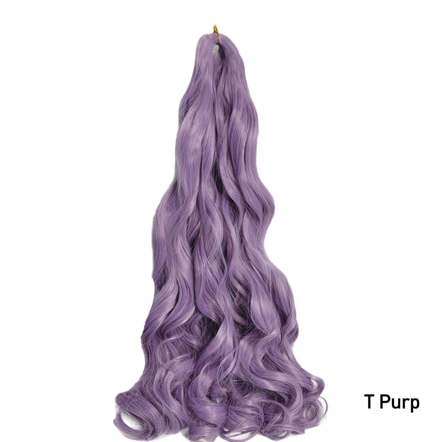 Loose Wave Spiral Curl Braids Synthetic Hair French Curls Braiding Hair Extensions High Temperature Ombre Pre Stretched Hair