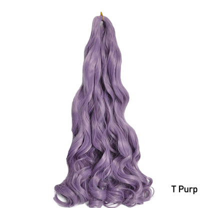Loose Wave Spiral Curl Braids Synthetic Hair French Curls Braiding Hair Extensions High Temperature Ombre Pre Stretched Hair