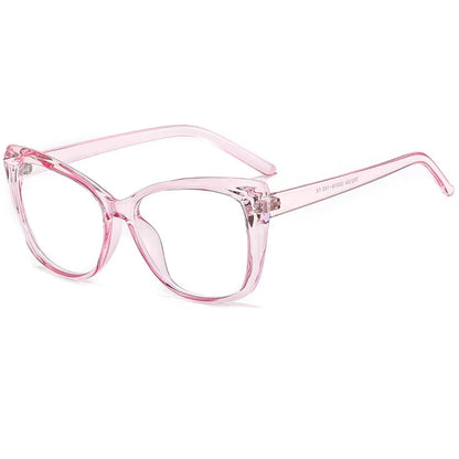 New Fashion Vintage Gradient Eyeglasses For Nearsightedness Anti Blue Light Myopia 2022 Unique Transparent Cat Eye Glasses Frame