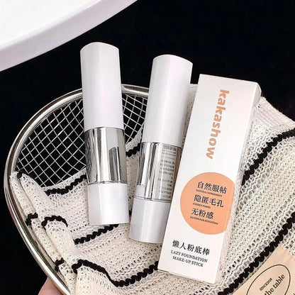 Dual-ended Foundation Stick Natural Matte Ivory White Natural Color Foundation Stick Even Out Skin Tone Provides Spot Foundation