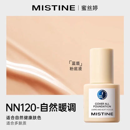Mistine Liquid Foundation Matte Oil-control Longlasting Waterproof Sweatproof Primer High Concealer Mineral  Makeup Base 30ml