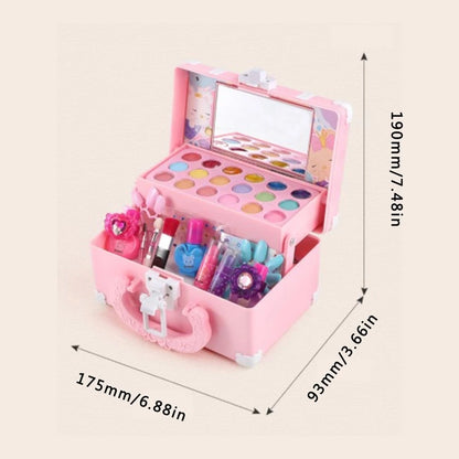 Children Makeup Playing Box Princess Toys Makeup Girl Toys Play Set Lipstick Eye Shadow Safety Nontoxic Toys Kit for Kids Gift