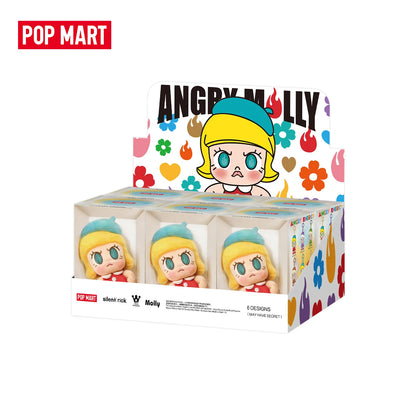 POP MART Angry Molly - Angry Energy Series Plush Pendant Blind Box 1PC/6PCS