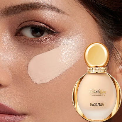 Matte Finish Liquid Foundation - Oil-Control, Waterproof, Full Coverage Concealer for All Skin Tones