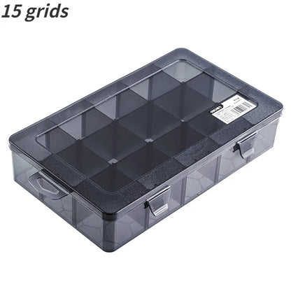 1Pcs 9-24 Grid Adjustable Tools Box Storage Plastic Storage Boxes for Jewellery Tool Parts Multifunction Tools Storage Organizer