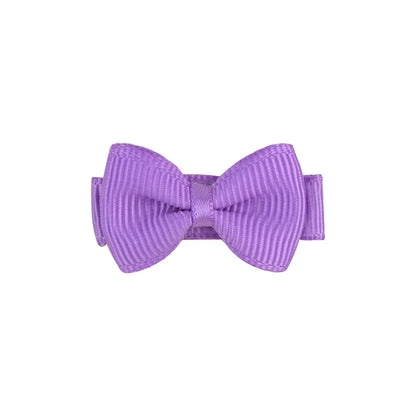 RIBBON BOWS Mini Ribbon Hair Bows Clip for Girls Bangs Hairgrips Covered Safety Bows Headwear Kids Head Claw Accessories