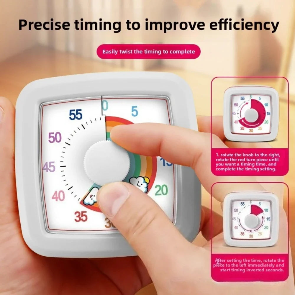 Study Timer Kids Timer for Studying Kitchen Accessories Clock Pomodoro Digital Children's Visual Time Child Countdown Tools Bar