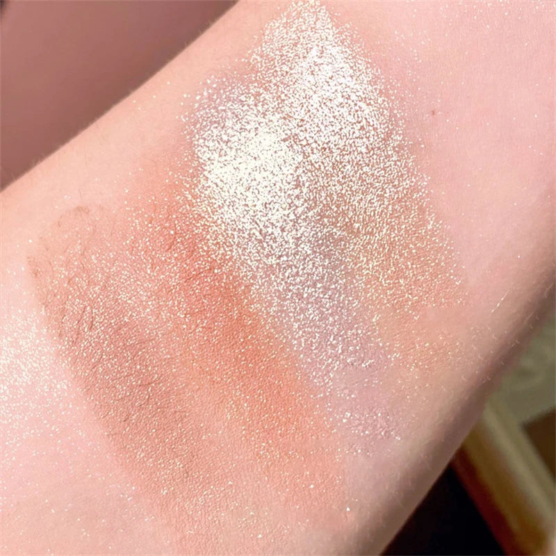 Lace Style 10 Colors Eyeshadow Palette Glitter Highlighter Face Contour Blush Palette Matte Eyeshadow Makeup Waterproof Makeup