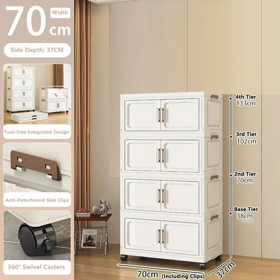 Storage Cabinet Installation Free Storage Cabinet Baby and Kidsren's Clothing Storage Box Snack Plastic Foldableing Storage Cabinet Folding Storage Cabinet Organizer