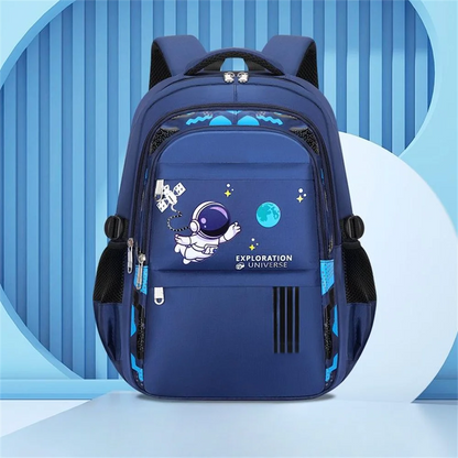 Astronaut Backpack for Boys and Girls Teens Large Capacity School Bag for Students Lightweight Breathable School Bag
