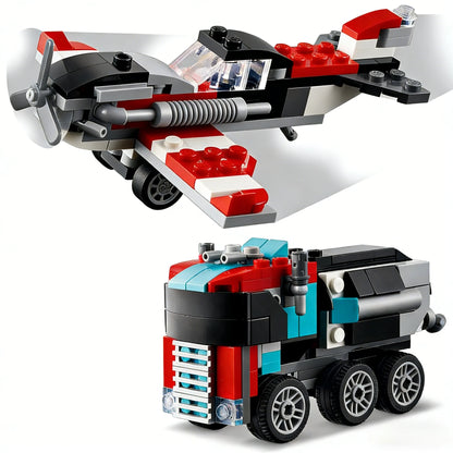 Helicopter Flatbed Transporter 31146 Building Blocks Sets Suitable for Birthday Gifts Compatible with Legoed Particles，270pcs.