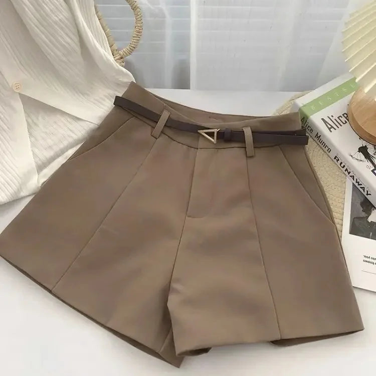 High Waist White Wide Leg Pants Women's Spring Summer New Style Suit Loose Versatile Outdoor Fashion Casual Pants