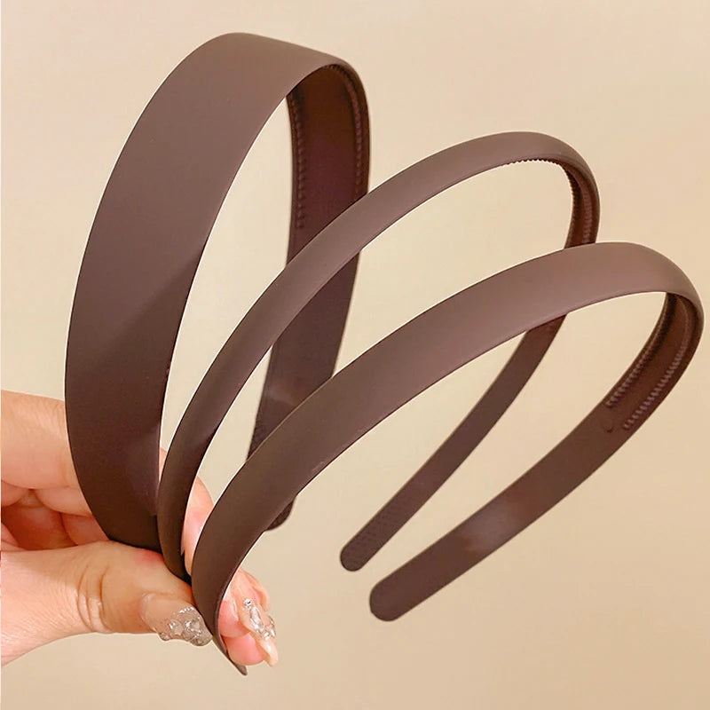 5/9pc Anti slip Toothed Hair Band Set Women's Men's Simple Frame Head Shampoo bangs Broken Hair Pressing Bracket Scrub Ornament
