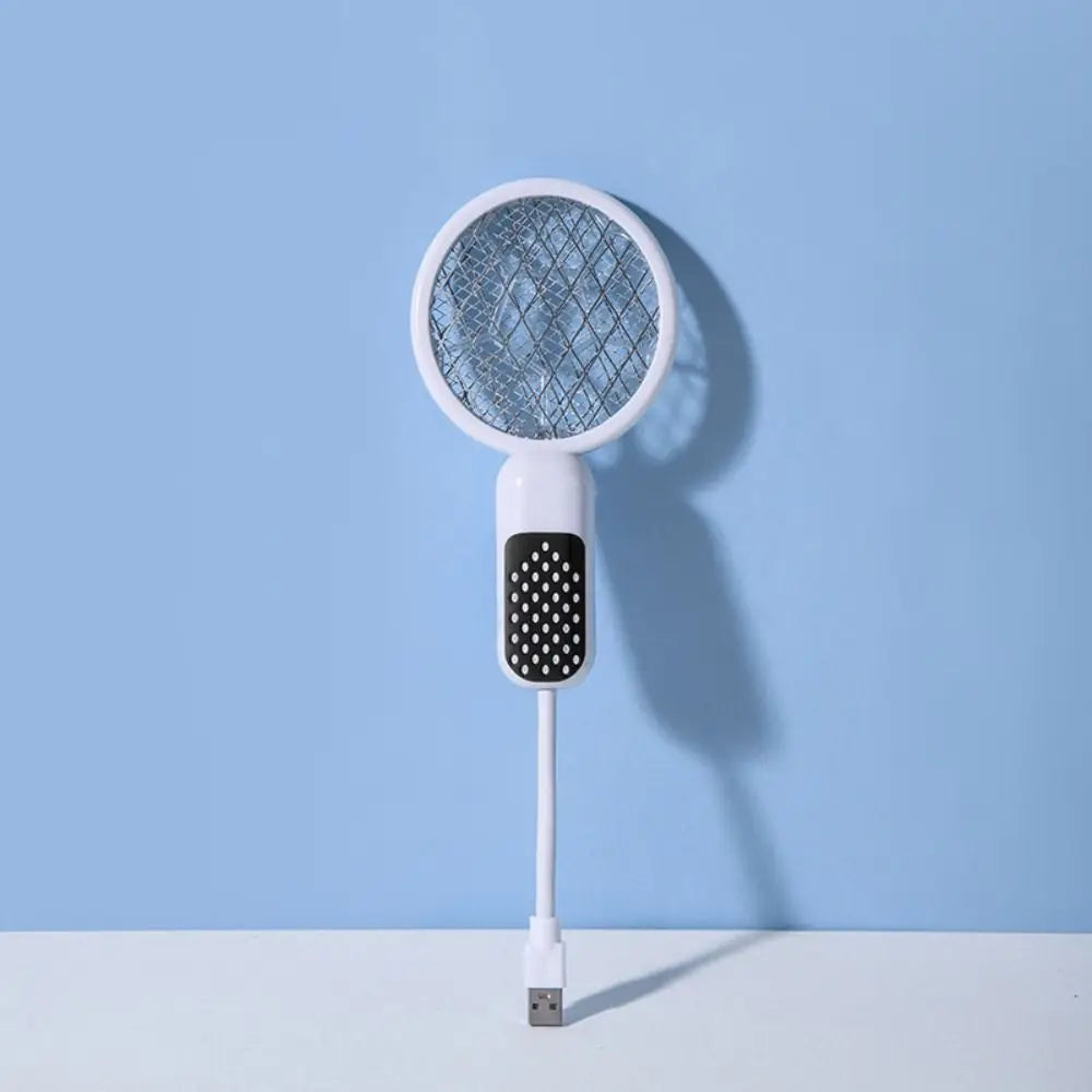 Compact Mini USB Mosquito Swatter UV Light Electric Shock Insect Racket Security Net Portable Fly Bug Zapper Camping