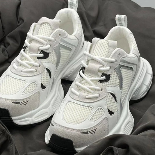 Women's Luxary Sneakers 2025 Mesh Breathable Shoes for Women Sports Running Casual Ladies Fitness Vulcanize Shoes Baskets