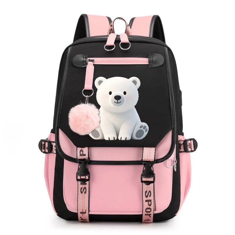 Large Laptop Backpack High Quality Versatile Schoolbag for Middle School College Teenagers Stylish Student Travel Daybag