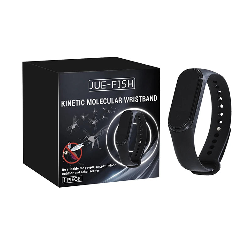 Wearable Mosquito Repellent Unisex Wristband Physical & Ultrasonic Non-Chemical For Home & Outdoor Includes 2 Batteries