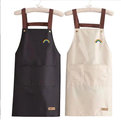 Kitchen Household waterproof and antifouling large pocket hotel restaurant coffee shop food Western pastry work clothes apron