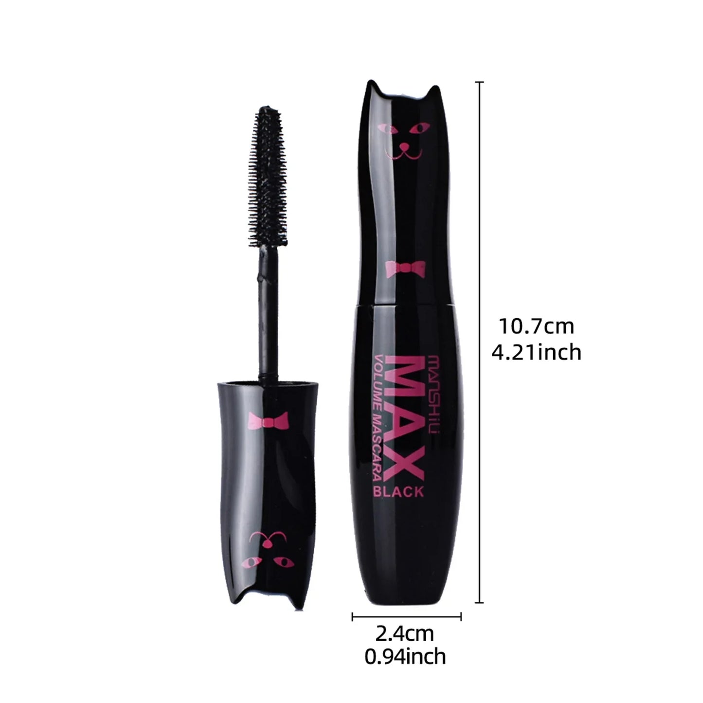 1PCS Fashion Original Max Volume Mascara Black Water-proof Curling And Thick Eye Eyelashes Makeup 4d Fiber Lash Mascara Beauty