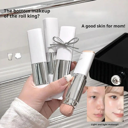 Dual-ended Foundation Stick Natural Matte Ivory White Natural Color Foundation Stick Even Out Skin Tone Provides Spot Foundation