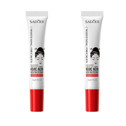 SADOER Kojic Acid Whitening Eye Cream Anti Dark Circles Remove Bags Moisturizing Firming Anti-aging Eye Beauty Skin Care