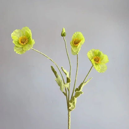 Artificial Poppy Flowers Bouquet Silk Fake Flowers For Home Garden Decor Marriage Party Wedding Decoration DIY Vase Accessories