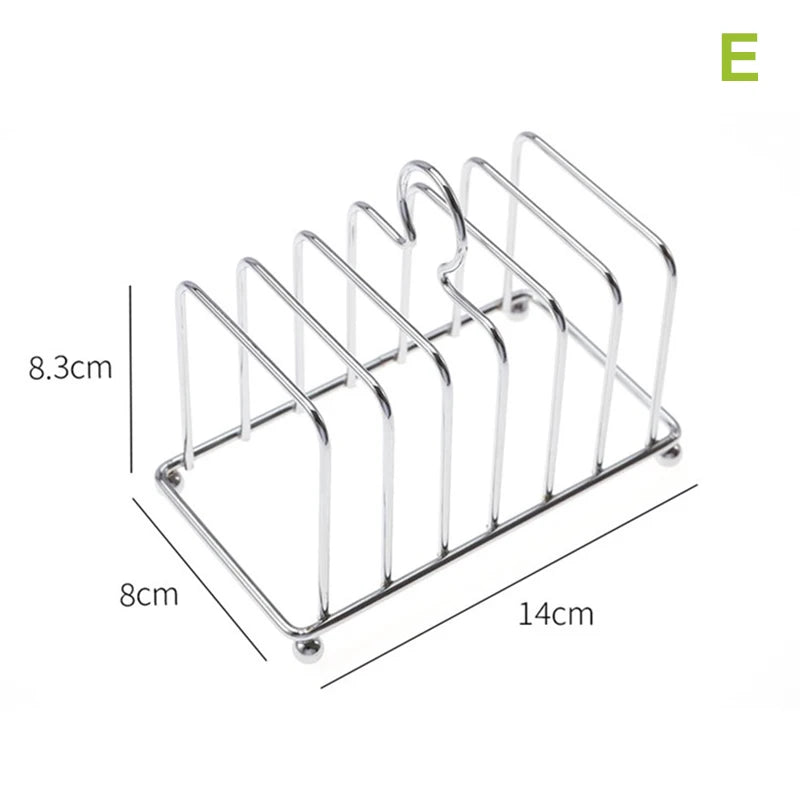 1Pcs Stainless Steel Cooking Rack Versatile Use as Toast Stand Bread Rack Baking Grid Pizza Plate Grill Pot Air Fryer Accessory