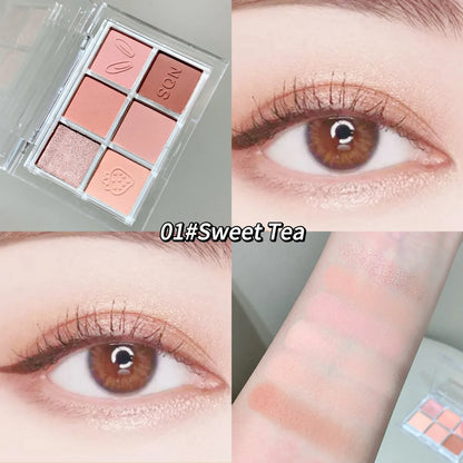 Matte Sunset Eyeshadow Palette, Earth Tone Eyeshadow Palette, Matte Pearlescent makeup and contouring multi-purpose palet