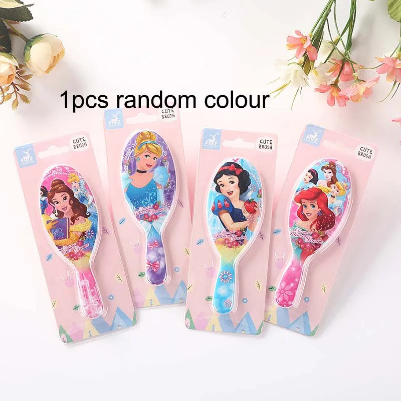 Disney Frozen Elsa Minnie Mickey Mouse Air Cushion Massage Combs Children Comb Hair Brush Hairdressing Tool Girls Christmas Gift