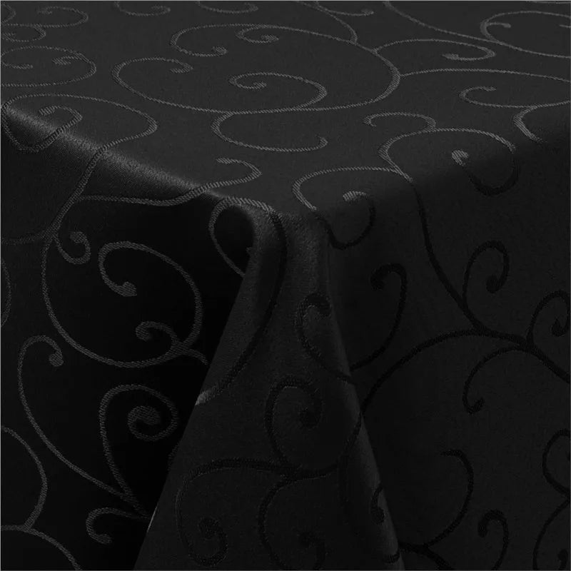 Homaxy Washable Rectangular Tablecloths Kitchen Resturant Easy Care Table Cloths Scratch-Resistant Polyester Damask Table Cloths