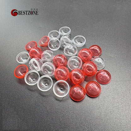 Very Small Mini Tiny 20Pcs 0.67/0.68Inch 17MM 1.7cm Empty Plastic Capsule Toys Surprise Balls Eggshell Container Prop Training