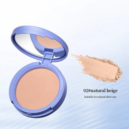 Life Girls Skin Tone Waterproof, Sweat-Proof Powder, Naturally Brightens, Conceals Concealer, Soft and Smooth, Natural and Transparent, Transparent Makeup, Self-Puff