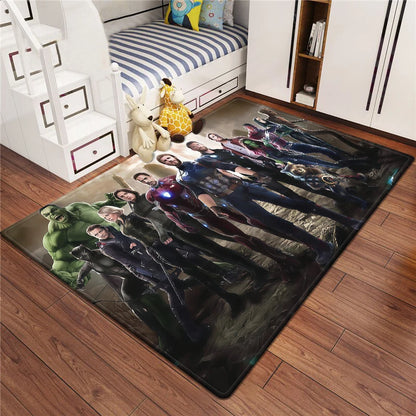 Marvel Series Customizable Carpets for Home Decor - Ideal for Bedrooms Living Rooms Sofas Camping Picnics Children's Rooms