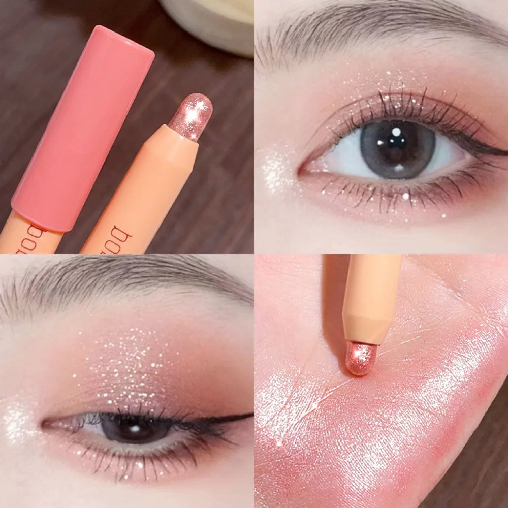 Teardrop Starry Sky Under-eye Shadow Pencil, Non-smudging Pearl Shimmer Contouring Eye Shadow Pencil, Highlighter Stick Makeup