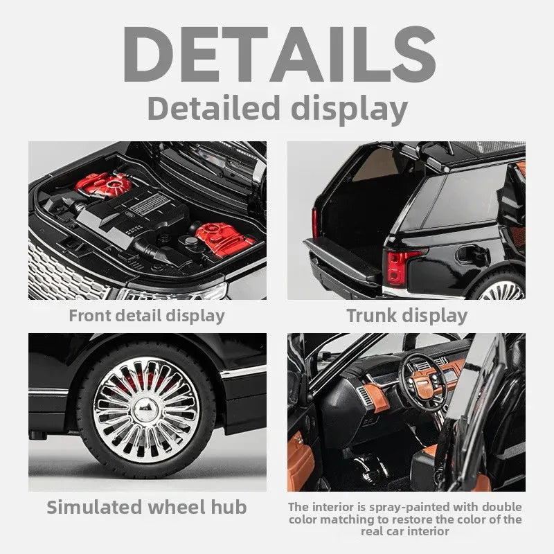 1:18 Scale Luxury Alloy Car Model Fashionable Collectible Vehicle Decoration Blind Box Non-Remote Control Toy from Mainland Chin