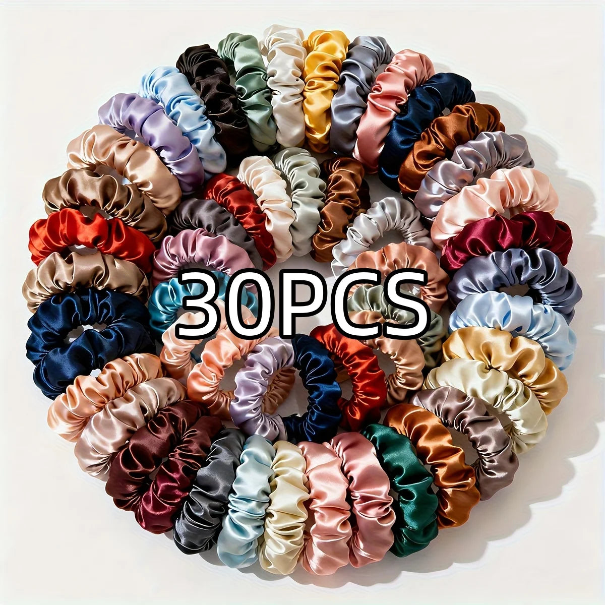 100/60/30/3/6pcs Multi Color Set Fashion Women's Small Intestine Hair ties Release scrunchies headwear scrunchy Accessories
