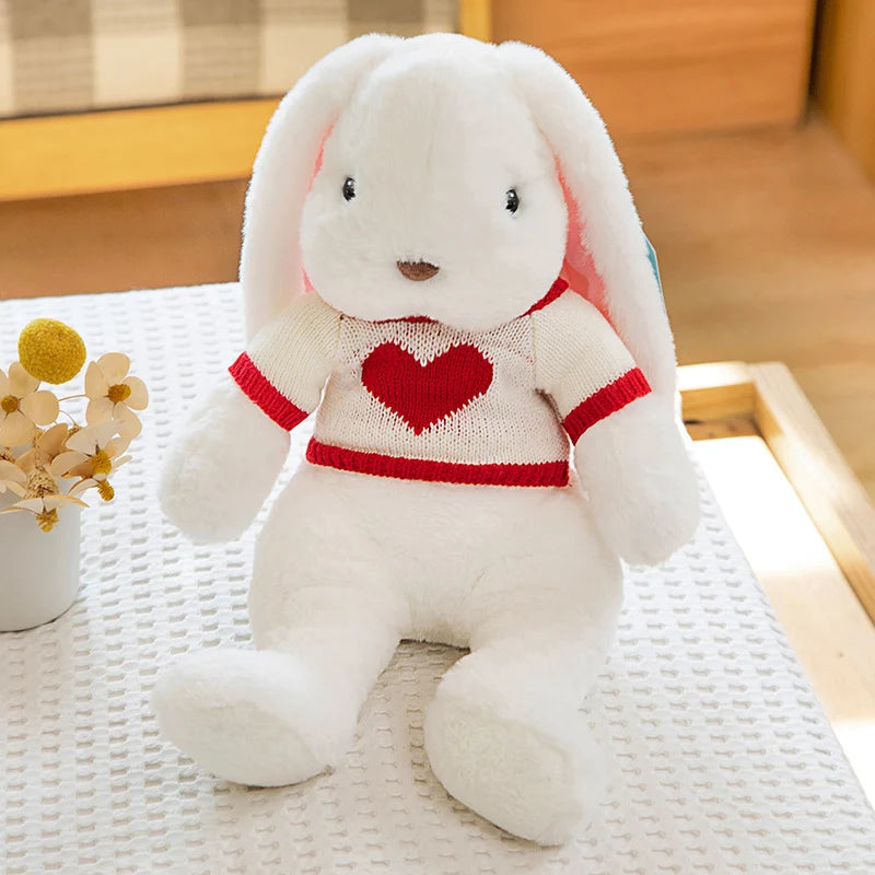 15 Styles Kawaii Soft Rabbit Cute Dolls Plush Toys Kids Stuffed Animals Baby Long Ear Bunny Sleeping Plushie Toy Birthday Gift
