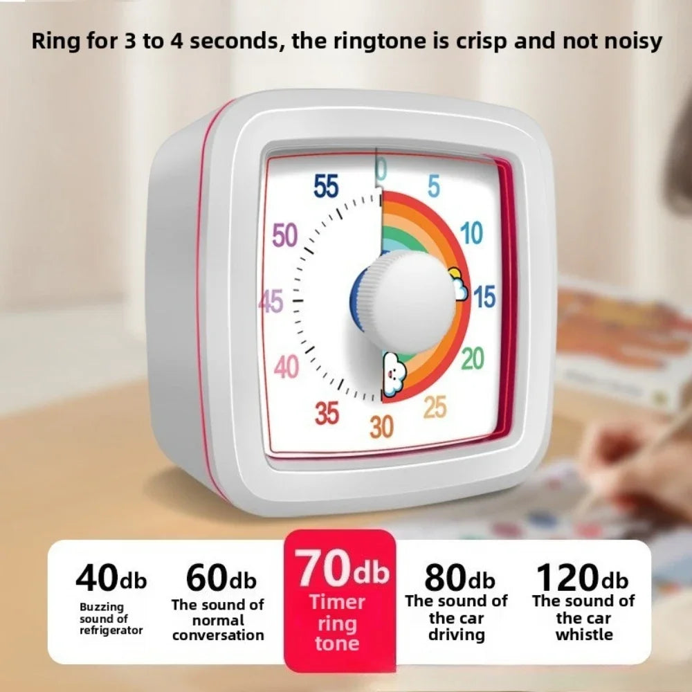 Study Timer Kids Timer for Studying Kitchen Accessories Clock Pomodoro Digital Children's Visual Time Child Countdown Tools Bar
